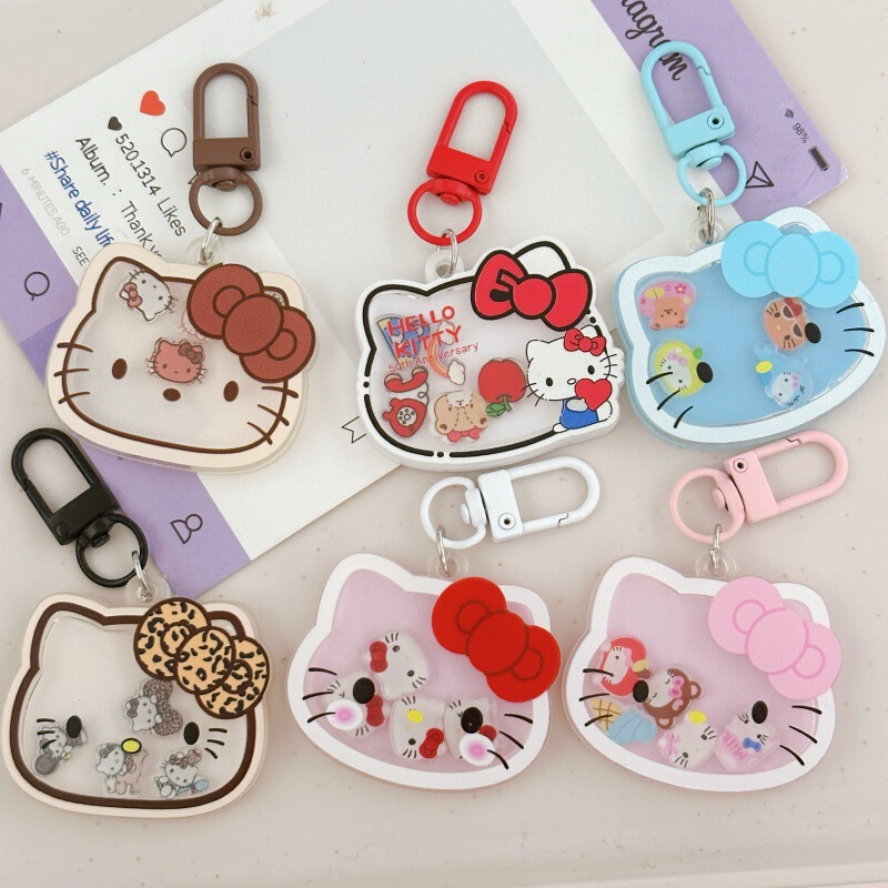 New Cartoon Rocking Cat Keychain, Cute and High-Looking Acrylic Bag Pendant, Wholesale Gift for Best Friends