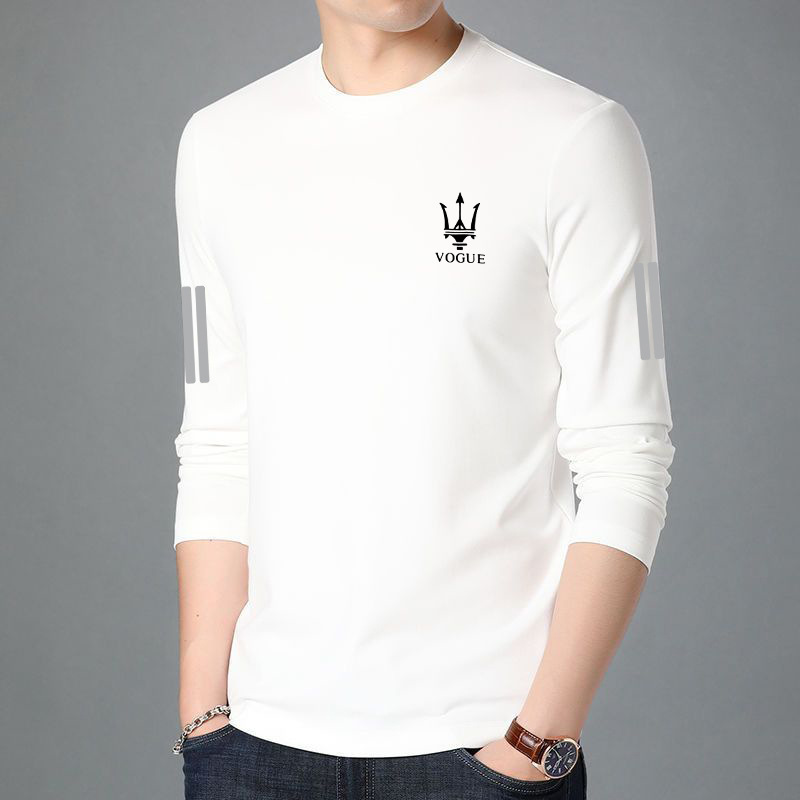 [올레 할인] 남성용 긴팔 티셔츠 남성용 가을 옷 남성용 느슨한 탄성베이스 셔츠 인쇄 T