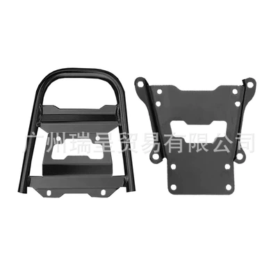 Suitable for Triumph Tiger 850 900GT three-case side box bracket luggage rack tail rack side rack (Motorcycle bumper) - black-tail-rack