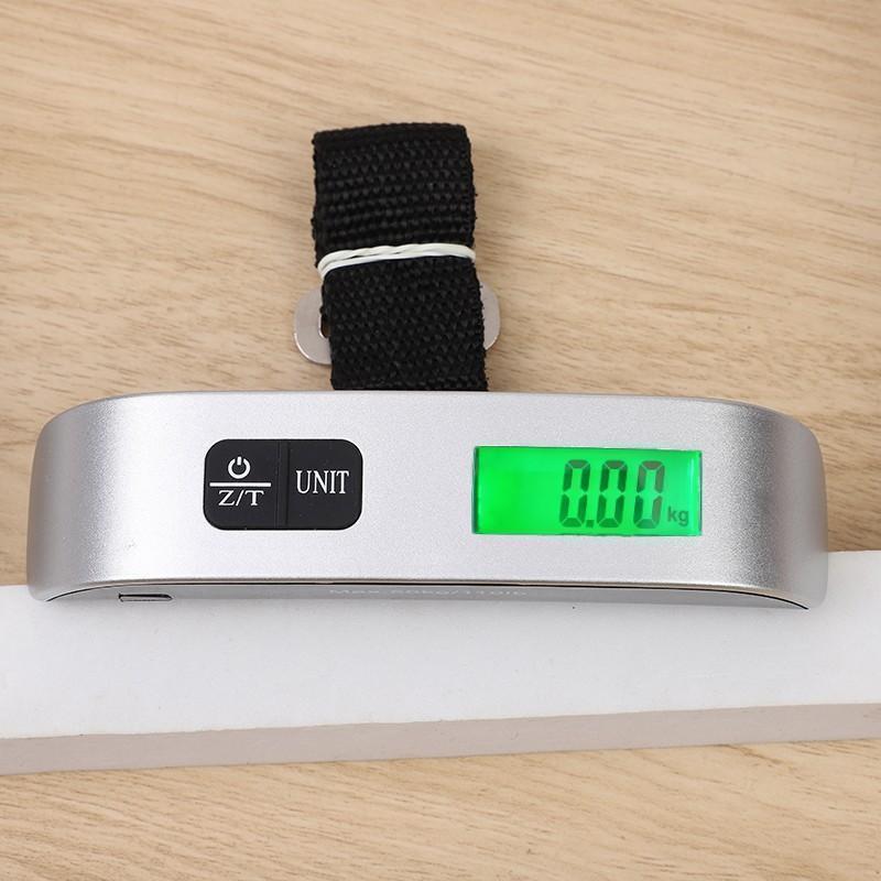 Bagaj ölçeği dijital ölçekli el çantası ölçeği kanca ölçeği koli ölçeği 50 KG mini asılı ölçekli el çantası bahar asılı ölçekli balıkçılık ölçeği