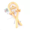 Yellow curly hairgrip, 2 pieces, 1 pieces