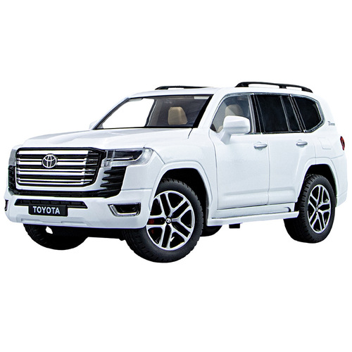 1:24 Toyota Land Cruiser Key Version Alloy Car Model Authorized Version Boys and Girls Toy Backlash Simulation Car 