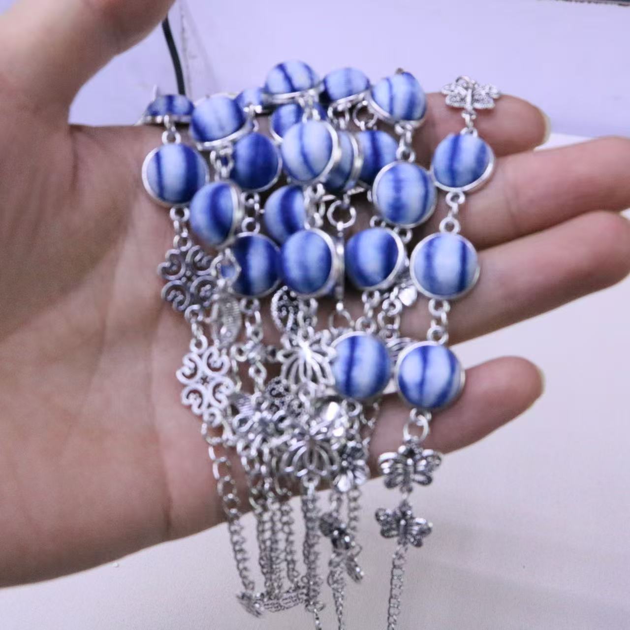 云南大理扎染扎染手链古风民族饰品手工批发