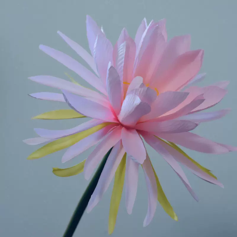 昙花仿真花假花古风汉服拍摄道具手持花莲花中式婚庆礼堂装饰绢花