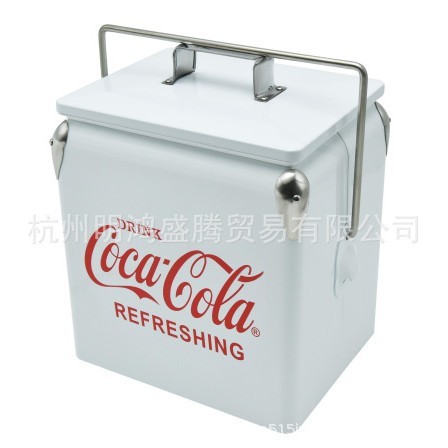 13L金属保温箱ステーキプレゼント氷桶屋外車載キャンプホテル冷蔵箱ロゴは決まっている|undefined