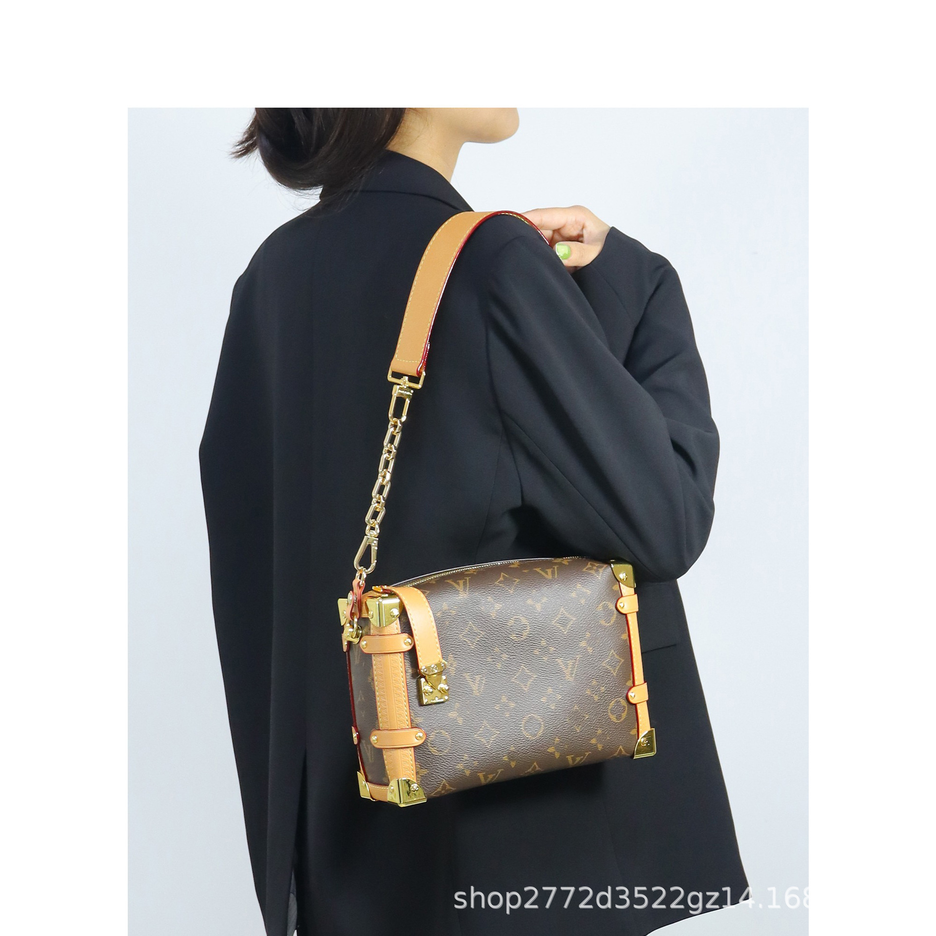 Adecuado para bolsa de caja suave correa de hombro modificación lateral tronco axila crossbody anti-desgaste hebilla Correa Accesorios