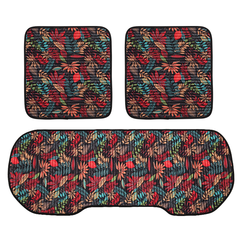 리넨 카시트 쿠션 모 놀리 식 작은 스퀘어 쿠션 사계절 유니버설 여름 시트 쿠션 단일 쿠션 컬러 메인 운전 환기 후면