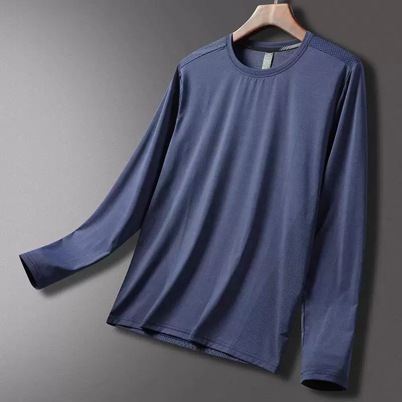 Weilotu 24 осенние новые спортивные футболки мужская спортивная одежда с длинными рукавами повседневная быстродушная одежда для бега на открытом воздухе баскетбольная тренировка