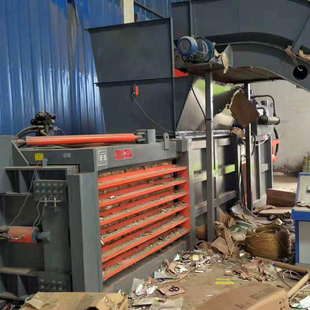 供应 160吨卧式废纸打包机 塑料打包机 半自动编织袋打包机价格