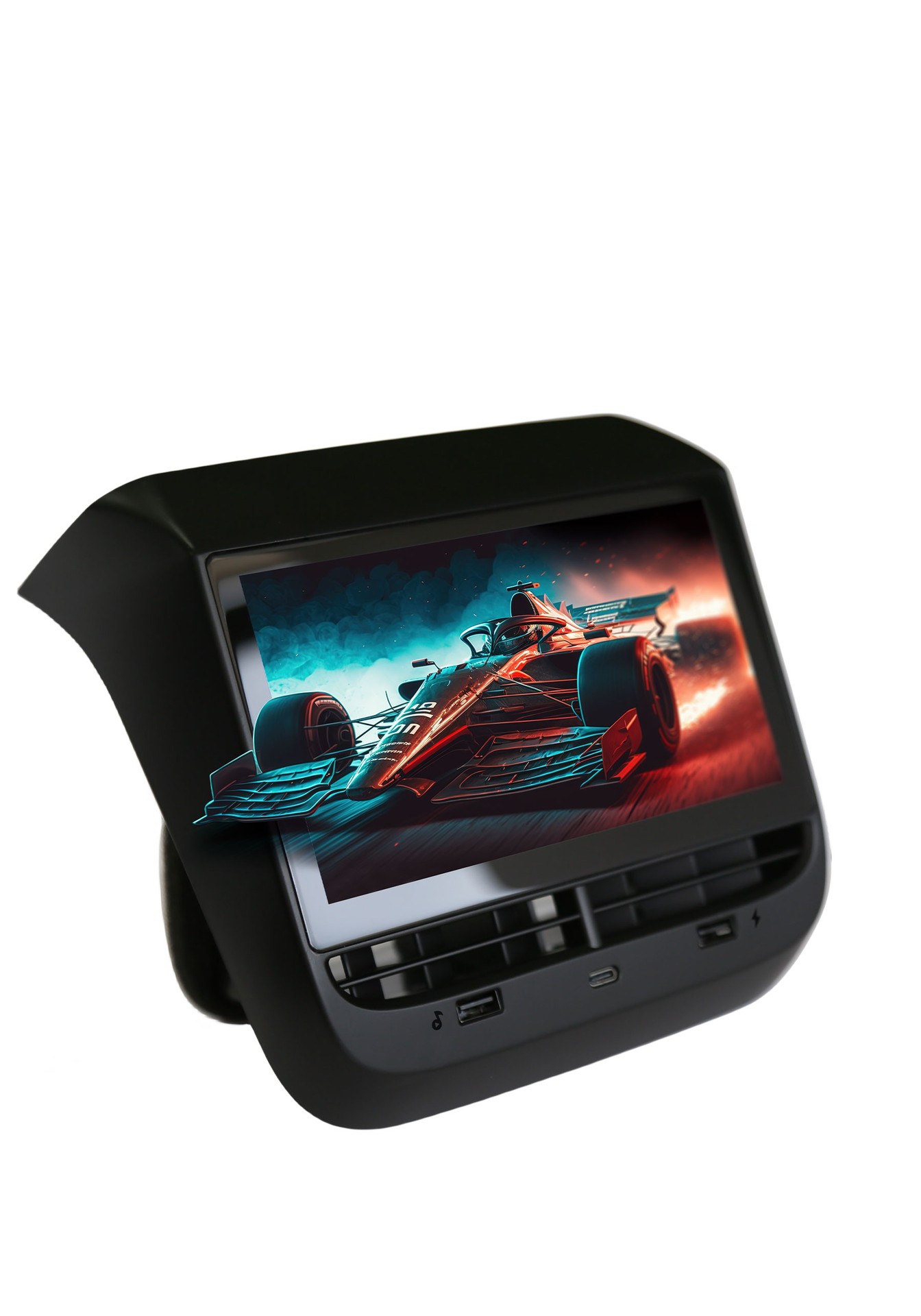 Aplicable a Tesla Model3/y trasera 7 pulgadas entretenimiento aire acondicionado control coche interior modificado pantalla LCD