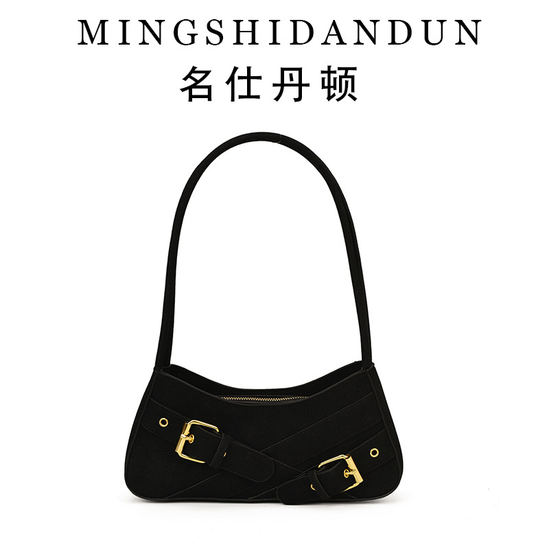 Bolsos de alta sensación, nicho de diseño, mujeres, 2025 nuevo bolso de mano universal, bolso de hombro retro de moda universal