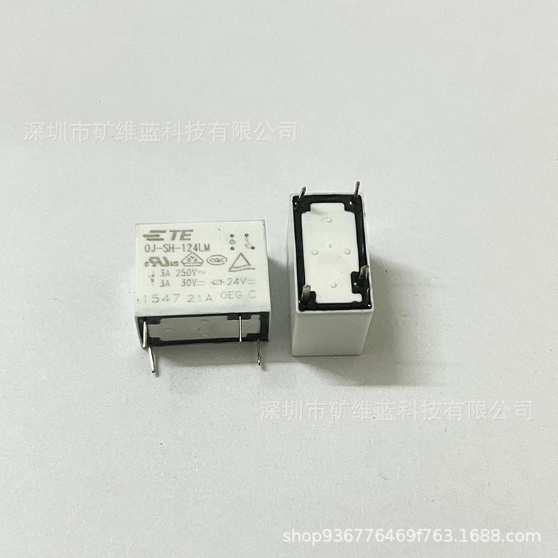 TE/泰科 OJ-SH-124LM 3A 24V 4脚一组常开继电器