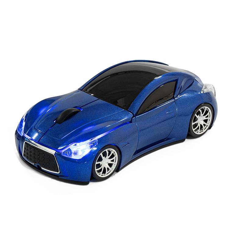 Ratón óptico transfronterizo 2.4G batería USB ratón pintura UV regalo coche ratón de computadora inalámbrica