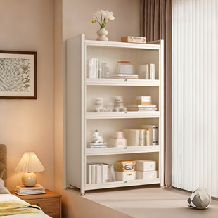 Bookshelf Floor-Standing Living Room Iron Dust-Proof Hand-Made Toy Storage Cabinet Storage Rack Storage Home Children's Wall Bookcase