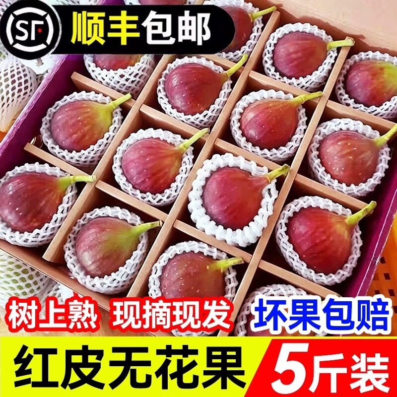 【Sf Express】Fresh Figs from Yunnan, Seasonal Fruit, Large Fruits, Suitable for Pregnant Women and Children, Fresh Fruit with Red Skin, Boji Red 【Sf Express】Fresh Figs from Yunnan, Seasonal Fruit, Large Fruits, Suitable for Pregnant Women and Children, Fresh Fruit with Red Skin, Boji Red