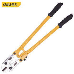 Deli steel bar shear steel wire large pliers vigorously destroy unlocking scissors scissors artifact bolt cutters