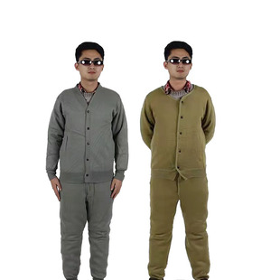 Cold-proof and warm-keeping coal mine fleece 78 type labor protection fleece pants anti-static old fleece pants underground prison fleece