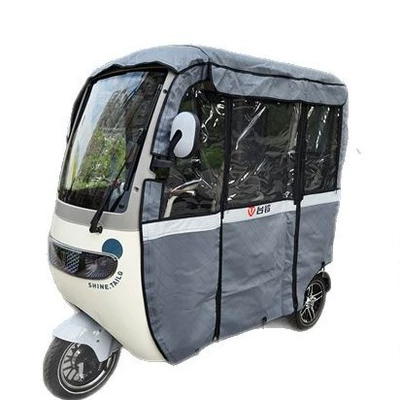 Canopy, Windproof, Sunproof, Cold-Resistant, Tricycle | Elektromobil üçün ön şüşə çətiri (günlük)