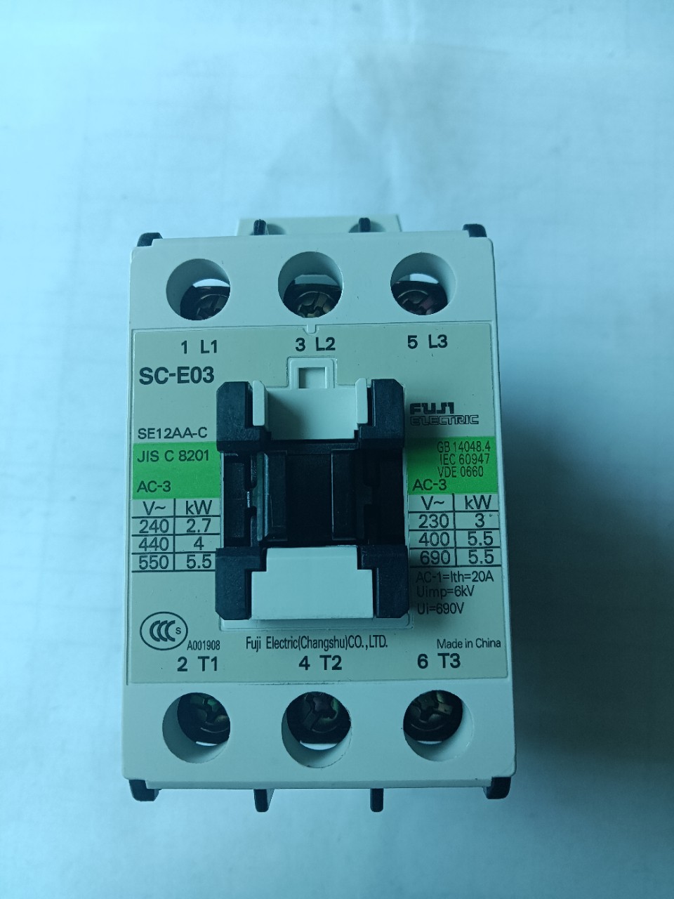 全新原装常熟富士停产接触器SC-E03 220V