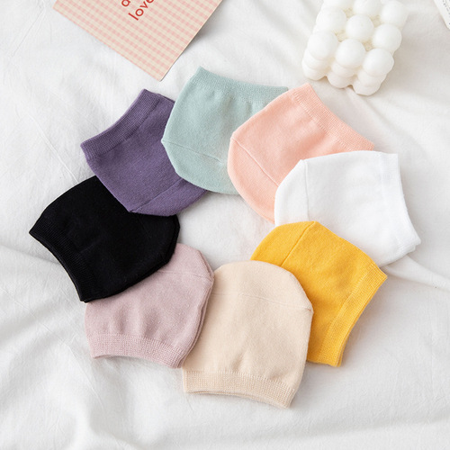 Half-palm socks pure cotton high-heeled socks half-length socks for girls front palm socks foot bottom socks cover for women anti-slip half-palm boat socks