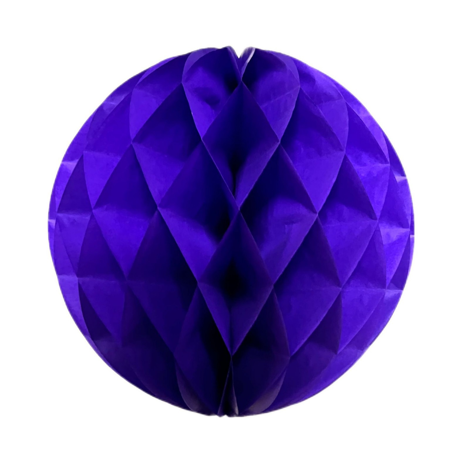 종이 벌집 공 - 보라색