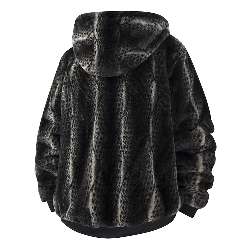 Men's Thickened Hooded Fleece Fleece Casual Jacket Outdoor Warm Casual_viptrois.com
