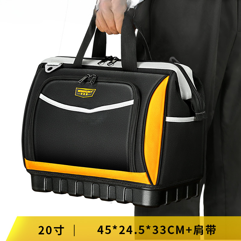 Kit de herramientas fuerte y duradero Kit de herramientas de lona gruesa caja de herramientas resistente al desgaste caja de herramientas de hardware caja de almacenamiento