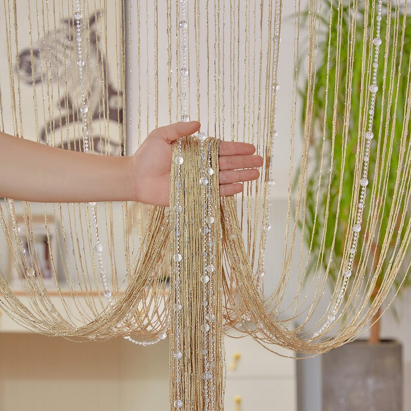 Manufacturers Wholesale Acrylic Wedding Crystal Bead Curtain 1*2m Home Decoration Door Curtain Curtain Suitable for Living Room Bedroom Manufacturers Wholesale Acrylic Wedding Crystal Bead Curtain 1*2m Home Decoration Door Curtain Curtain Suitable for Living Room Bedroom