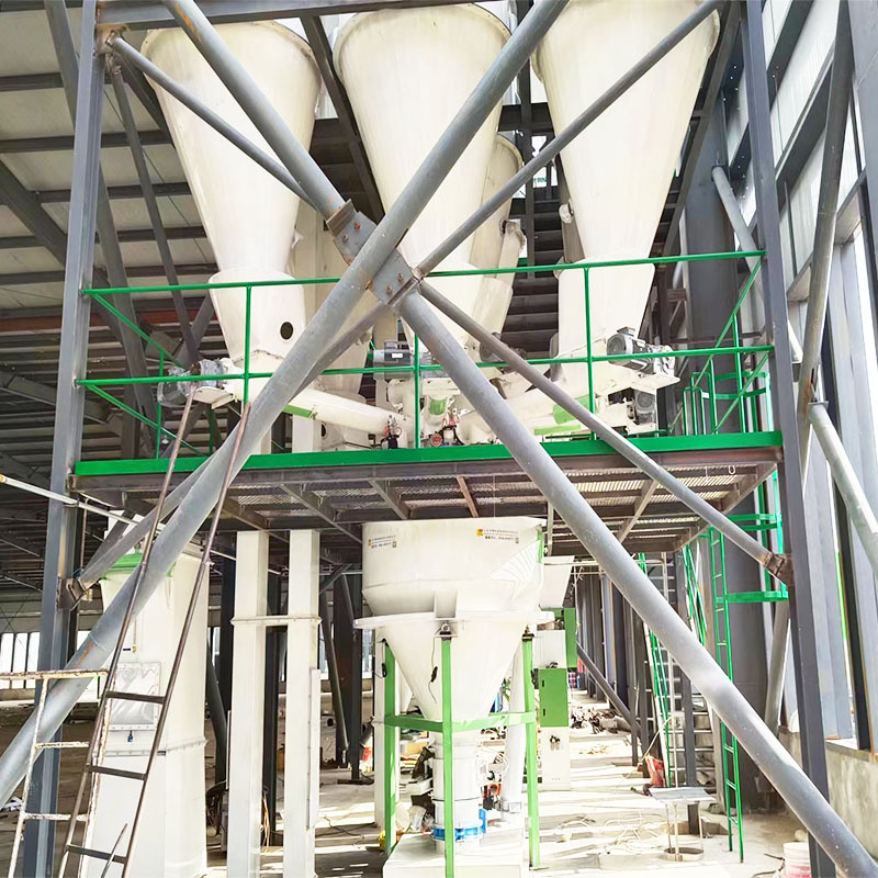 双轴桨叶式混合机养殖核心鱼饲料预混料生产线农牧养猪搅拌机