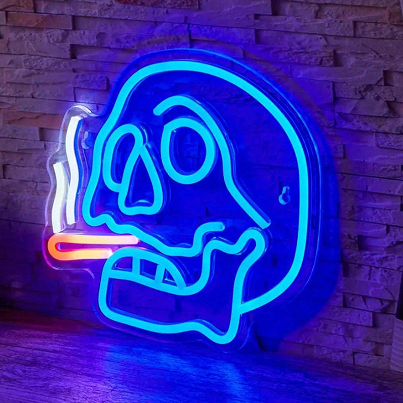 Transfronterizos venta caliente lámpara LED luminosa de neón acrílico lámpara USB patrón de cartel interior lámpara de decoración de fiesta