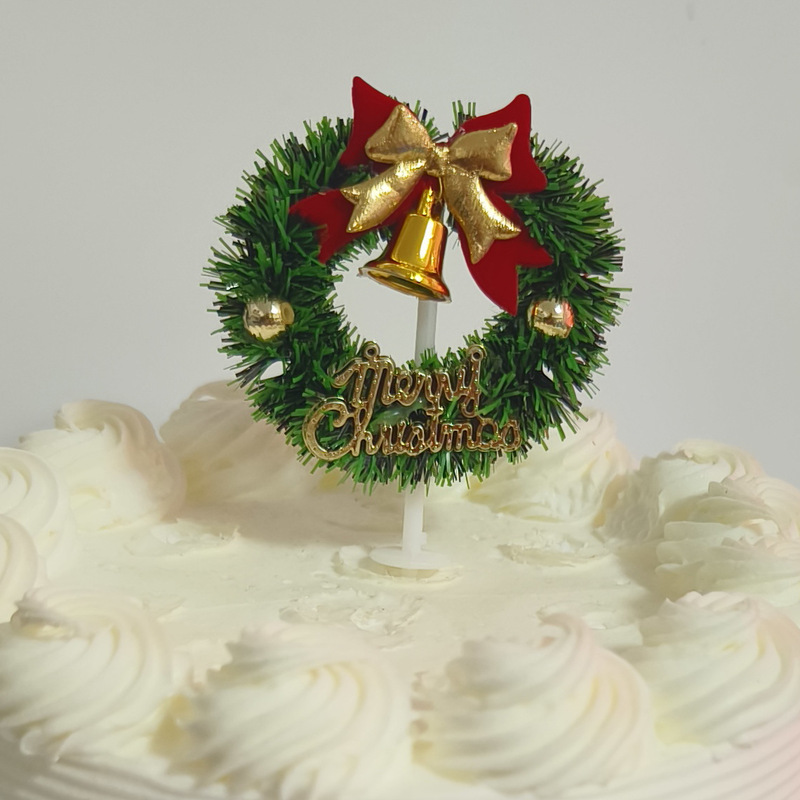 メーカー卸売りクリスマスケーキ装飾プラグインケーキ装飾クリスマス装飾クリスマスツリー花輪挿し札|undefined