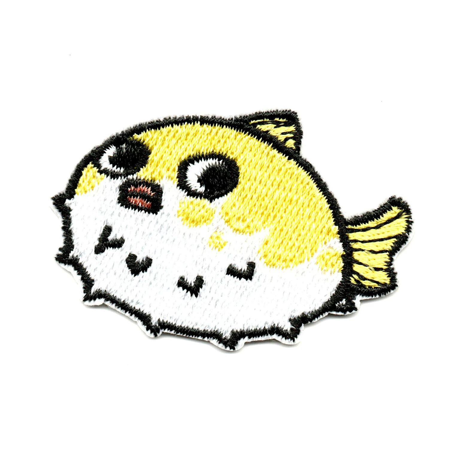 Cartoon self-adhesive laptop, badge, with embroidery