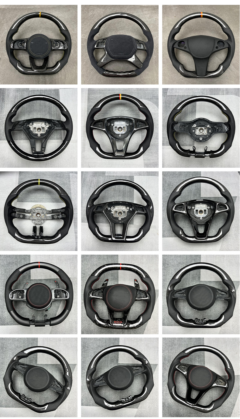 Carbon fiber steering wheel assembly modification is suitable for custom processing of steering wheels for Mercedes-Benz Maybach S-Class 580