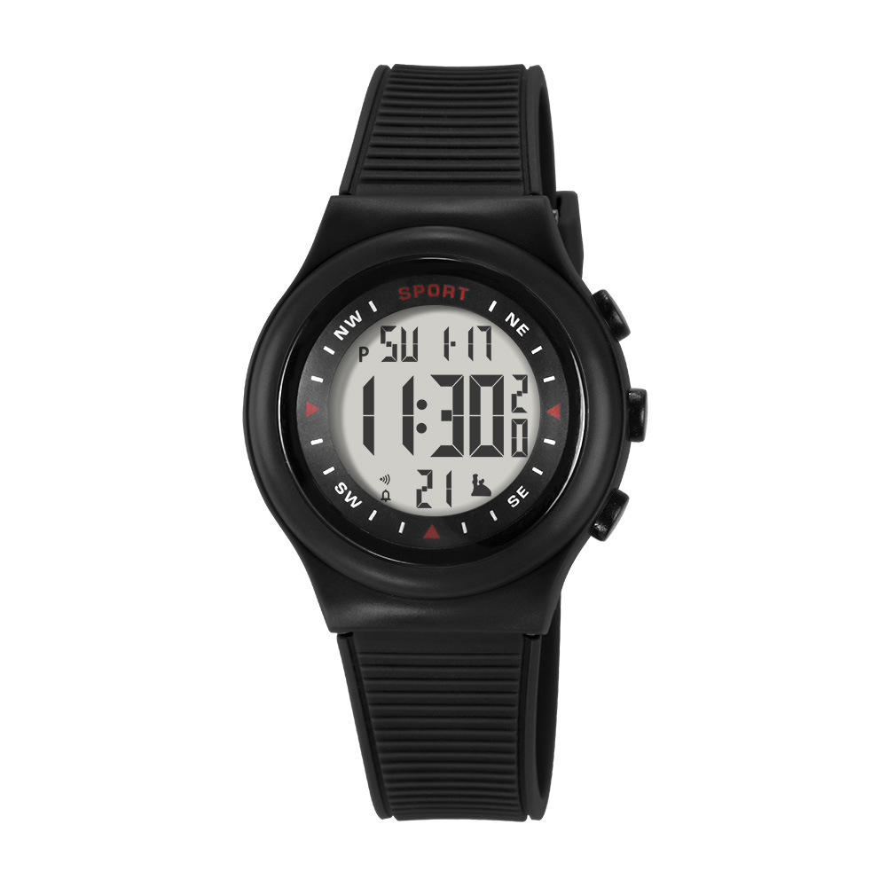 Nuevo reloj electrónico de deportes al aire libre de estudiantes de secundaria secundaria alarma de tiempo nocturna reloj electrónico multifuncional al por mayor
