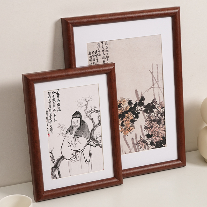 Solid Wood Photo Frames, Chinese Painting Masterpieces, Wall-Mounted Calligraphy and Painting Frames, Paper-Cut Hanging Ornaments, Wall-Mounted Wooden Calligraphy Frames Wholesale Solid Wood Photo Frames, Chinese Painting Masterpieces, Wall-Mounted Calligraphy and Painting Frames, Paper-Cut Hanging Ornaments, Wall-Mounted Wooden Calligraphy Frames Wholesale