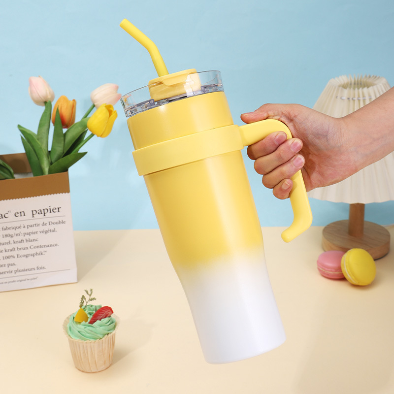 Big Mac dopamina icemaster taza 304 taza de acero inoxidable taza de paja deportiva al aire libre taza de automóvil taza