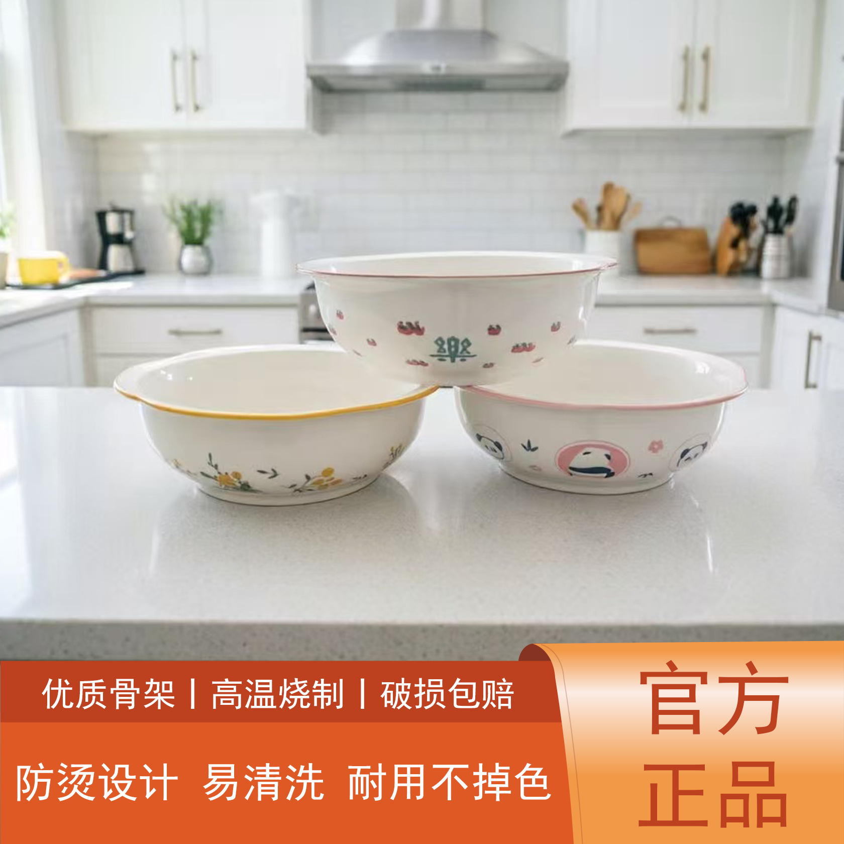 Lotus 9.5inch High-Temperature Underglaze Color Large Soup Bowl, Maoxuewang Boiled Fish Soup Pot, Ceramic Tableware