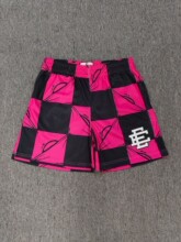 EE print mesh drawstring shorts e208 detail