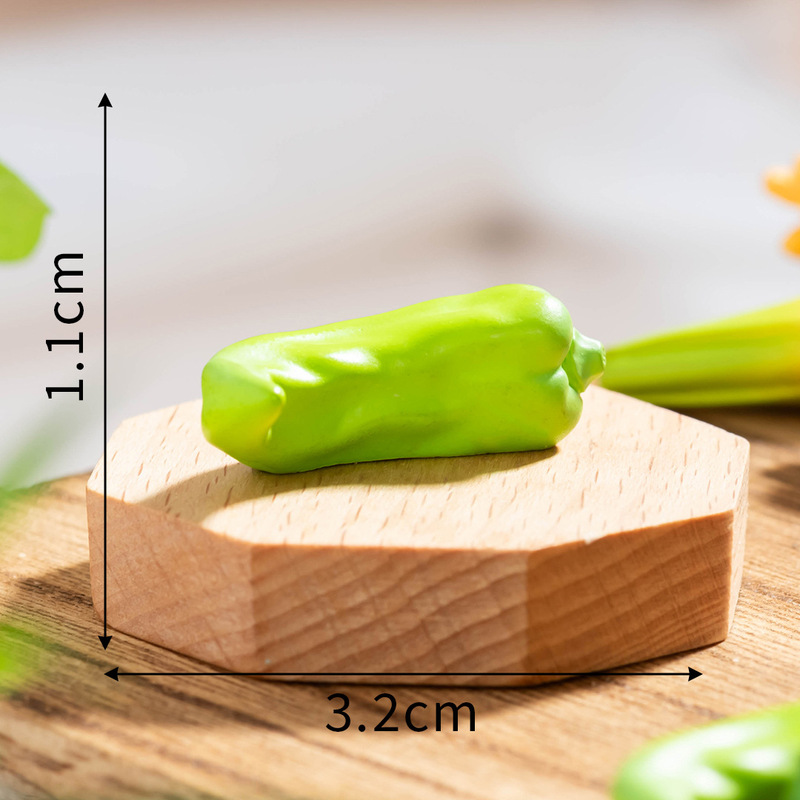 ミニチュア風景クリエイティブシミュレーション食品おもちゃリアルな野菜樹脂装飾品ドールハウス造園 diy 装飾アクセサリー|undefined