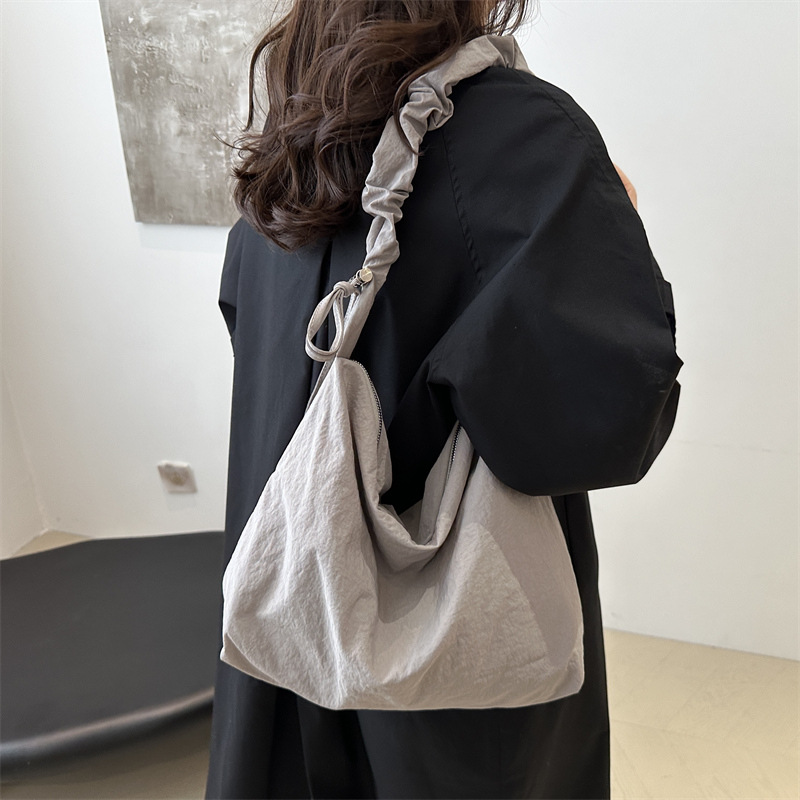 nubes pliegue correa de hombro lienzo bolsas de hombro simple perezoso para viajar