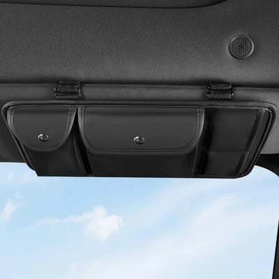 License Holder, Ticket and Card – Sun visor rearview mirror
