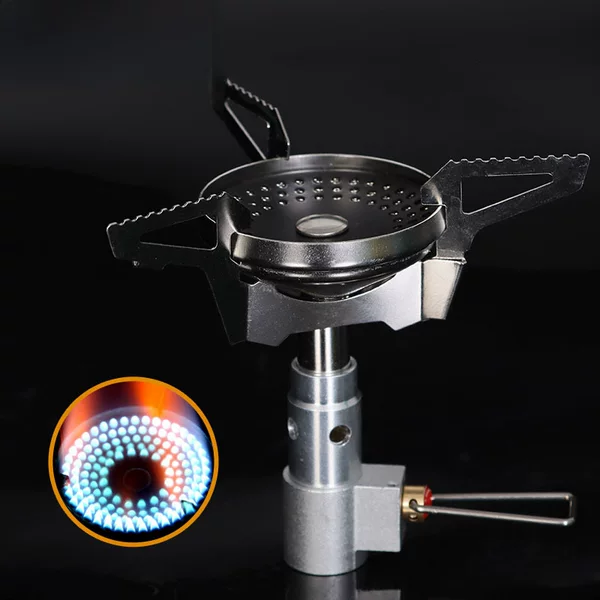 Card-Type Large Stove, Outdoor Windproof Camping Gear, Detachable Stove Burner, Portable Outdoor High-Power Stove