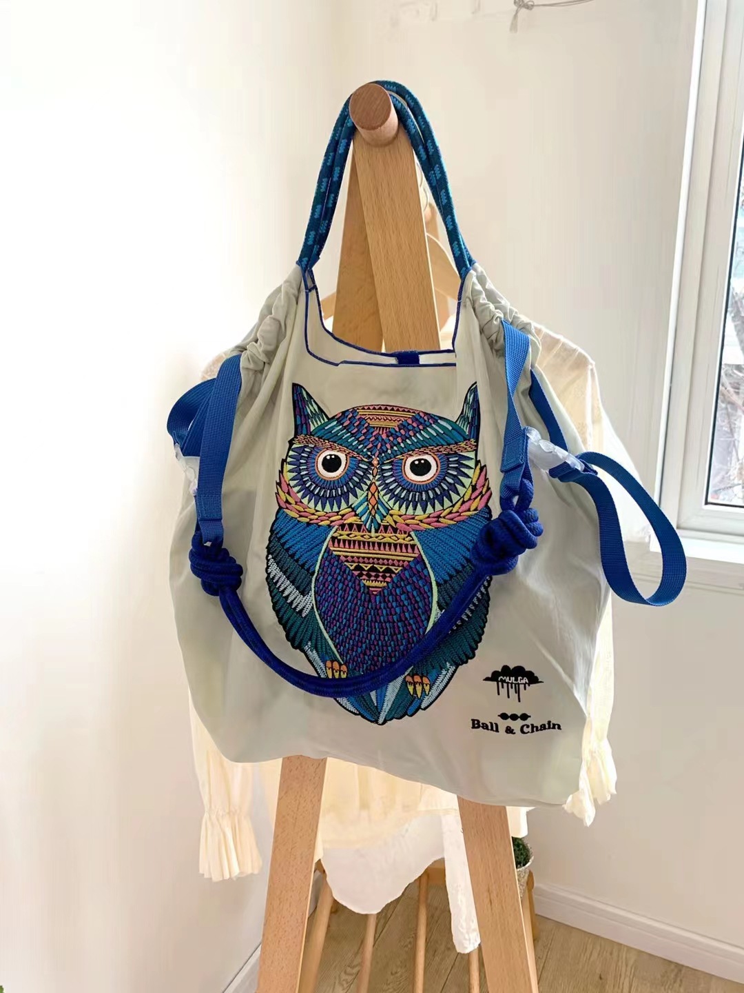 Open Closure Type Single Shoulder Strap Strap Type Handbag Bags Type Casual, Daily Occasion Women's Large Nylon Color Block Vintage Style Classic Style Open Handbag