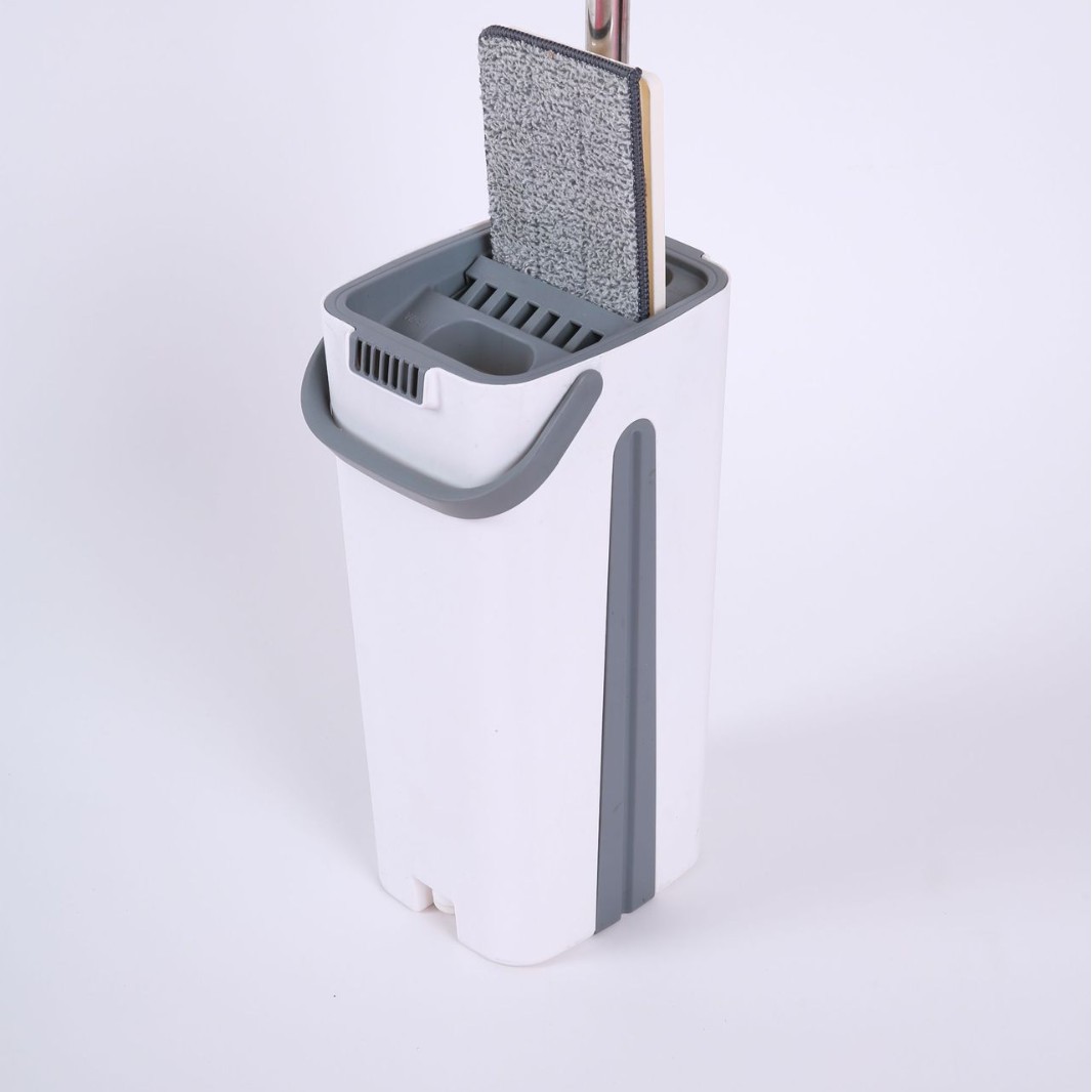 Cubo pequeño y mediano para lavado a mano sin esfuerzo cubo de trapeador plano tipo perezoso