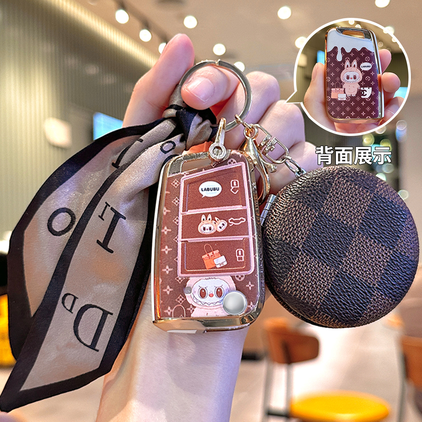 Suitable for Volkswagen Id.3 Key Cover Tu Kailan Polo Golf Lingdu L Sagitar T-Cross Shell Buckle for Women