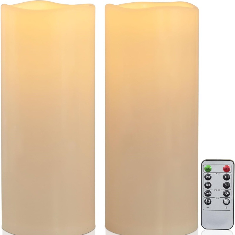 无烟无味亚马逊波浪口LED电子蜡烛灯酒店婚庆装饰用品摄影场景布