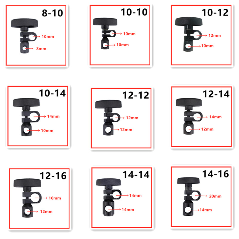 磁性表座夹头配件夹紧块夹具百分表千分表夹子8-10-12-14-16-20