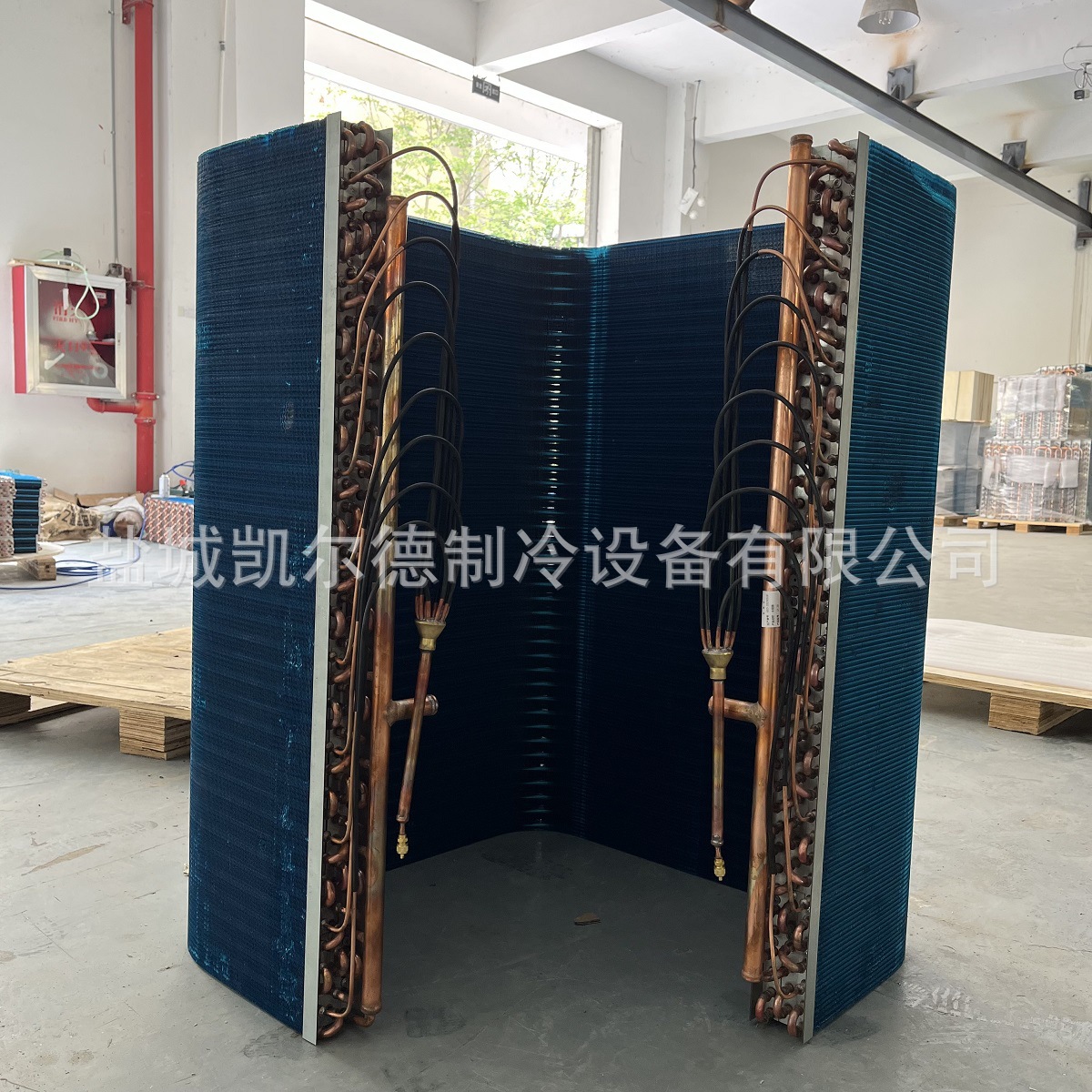 顶出风冷凝器外机 空气能热泵 冷库机组 制冷配件