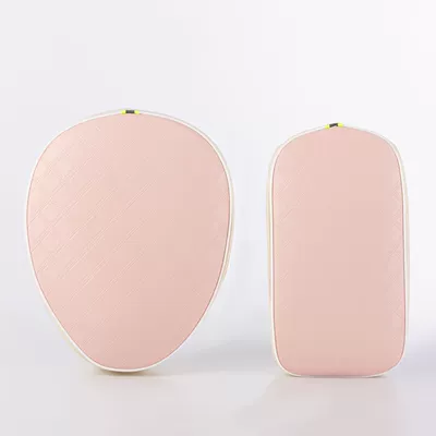 Electric car cushion, sun-proof electric vehicle seat cover - feather-pink-front-and-back-set