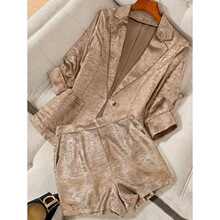 L 21606 Designer Women Blazer Shorts Set ��Ƹ����׶̿�